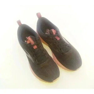 Brooks Womens Revel 4 Running Shoes Black Pink 1203371B024 Low Top Lace Up 8.5